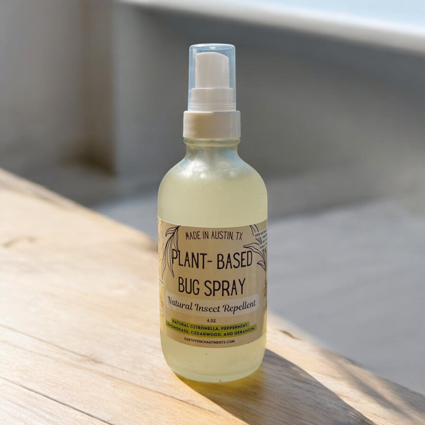 Plant-Based Bug Spray – Natural Insect Repellent