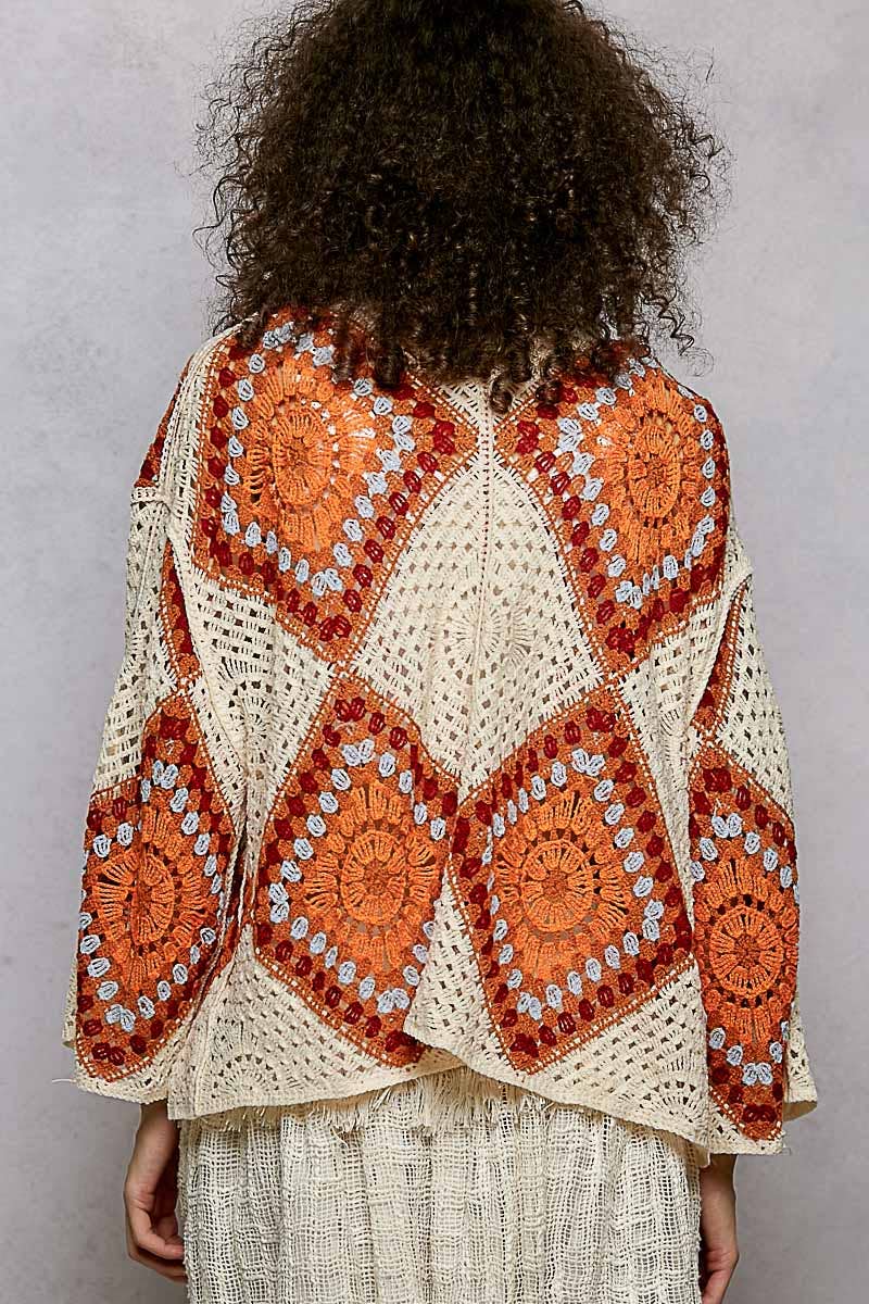 Meadow Patch Crochet Cardigan