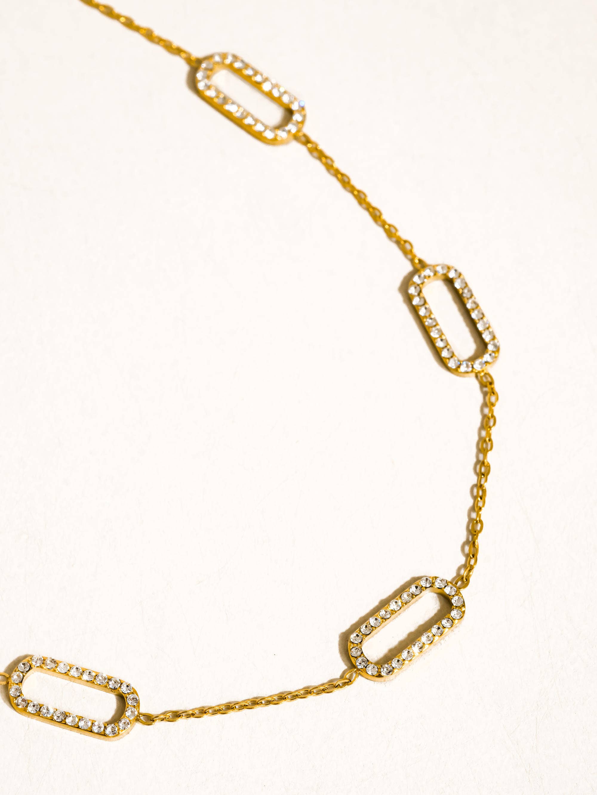 Dainty Geometric Gold Necklace