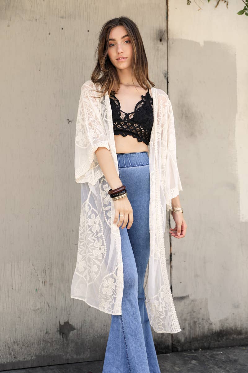 Midnight Lace Duster