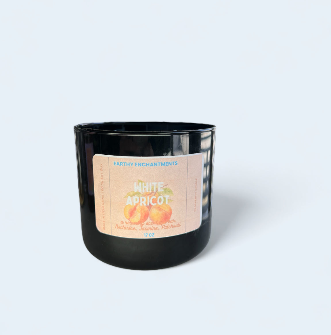 Luxurious White Apricot Candle