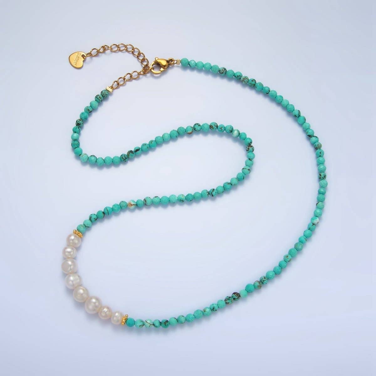 Turquoise + Pearl Choker ✨ (Pre-Order)