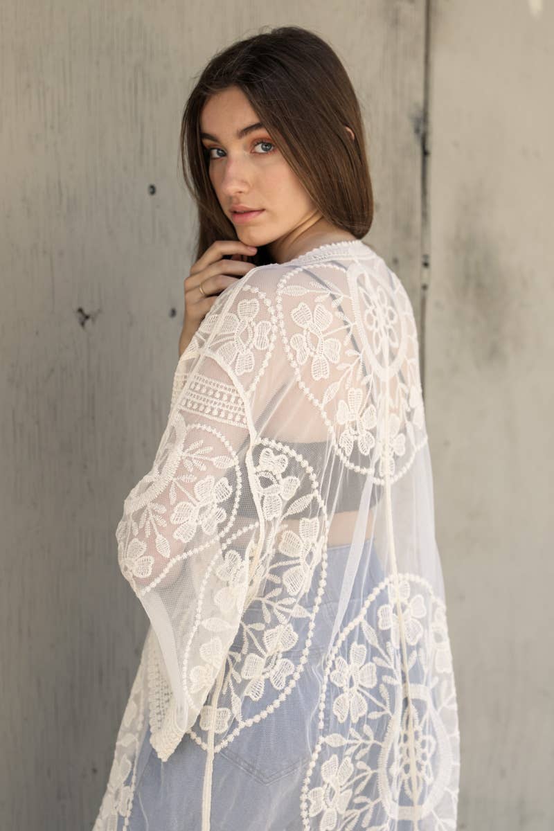 Midnight Lace Duster