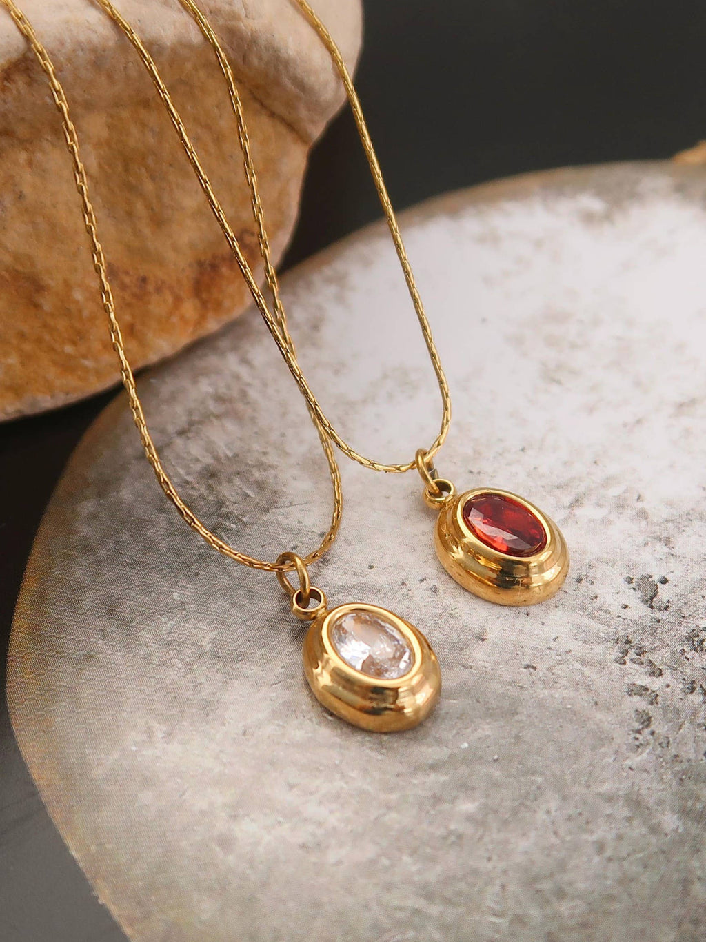 Radiance Stone Gold Necklace