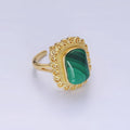 Malachite Statement Ring 🌿✨ (Pre-Order)