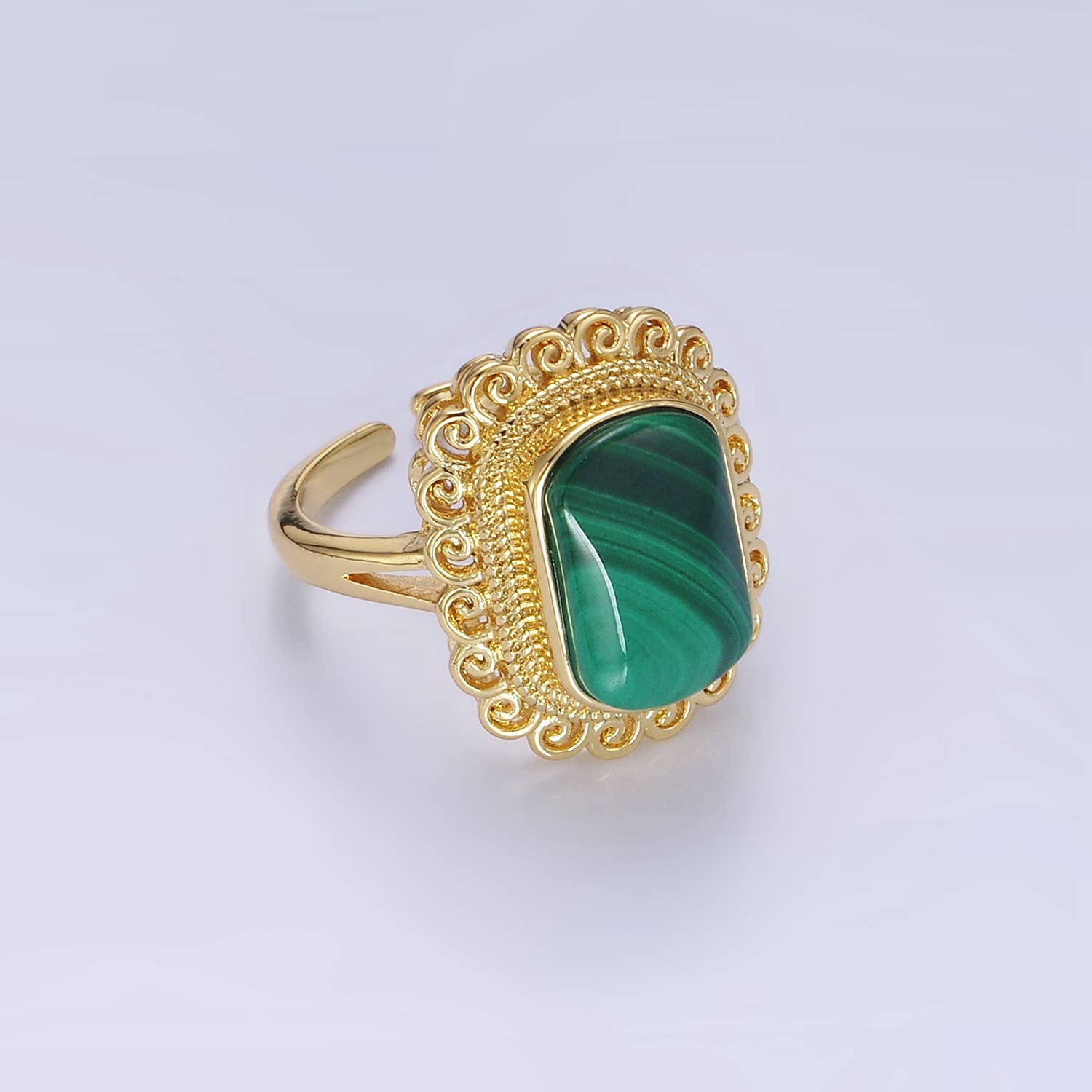 Malachite Statement Ring 🌿✨ (Pre-Order)