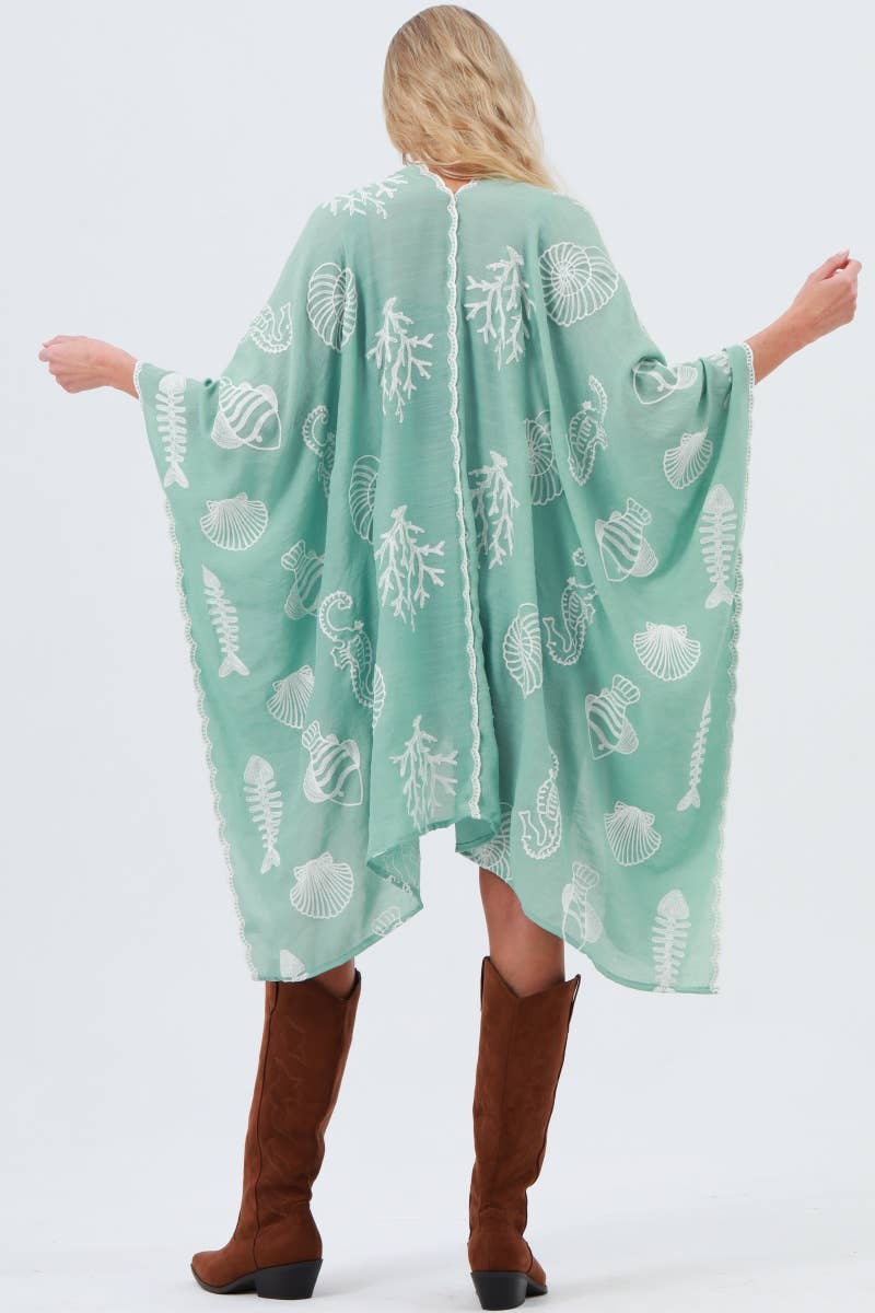 Seafoam Muse Kimono