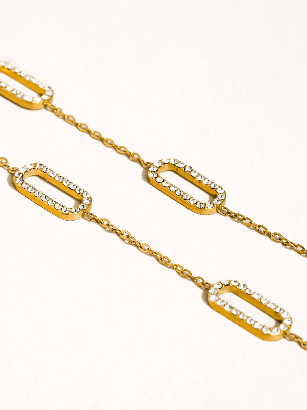 Dainty Geometric Gold Necklace