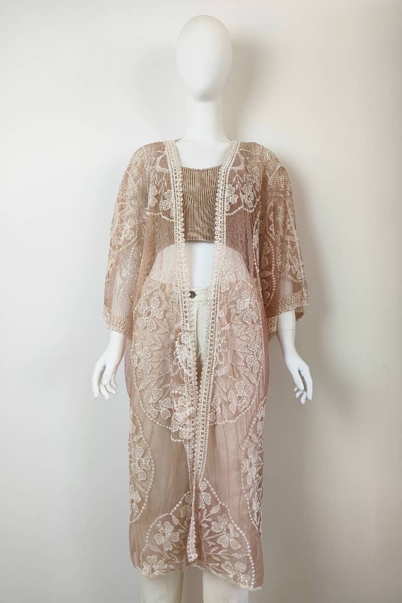 Midnight Lace Duster