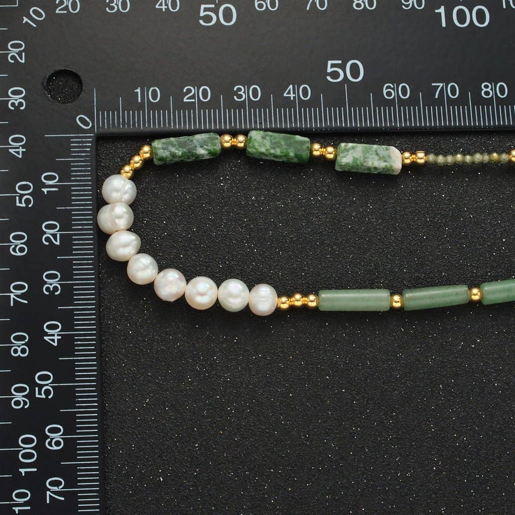 Jade & Pearl Energy Necklace ✨ (Pre-Order)