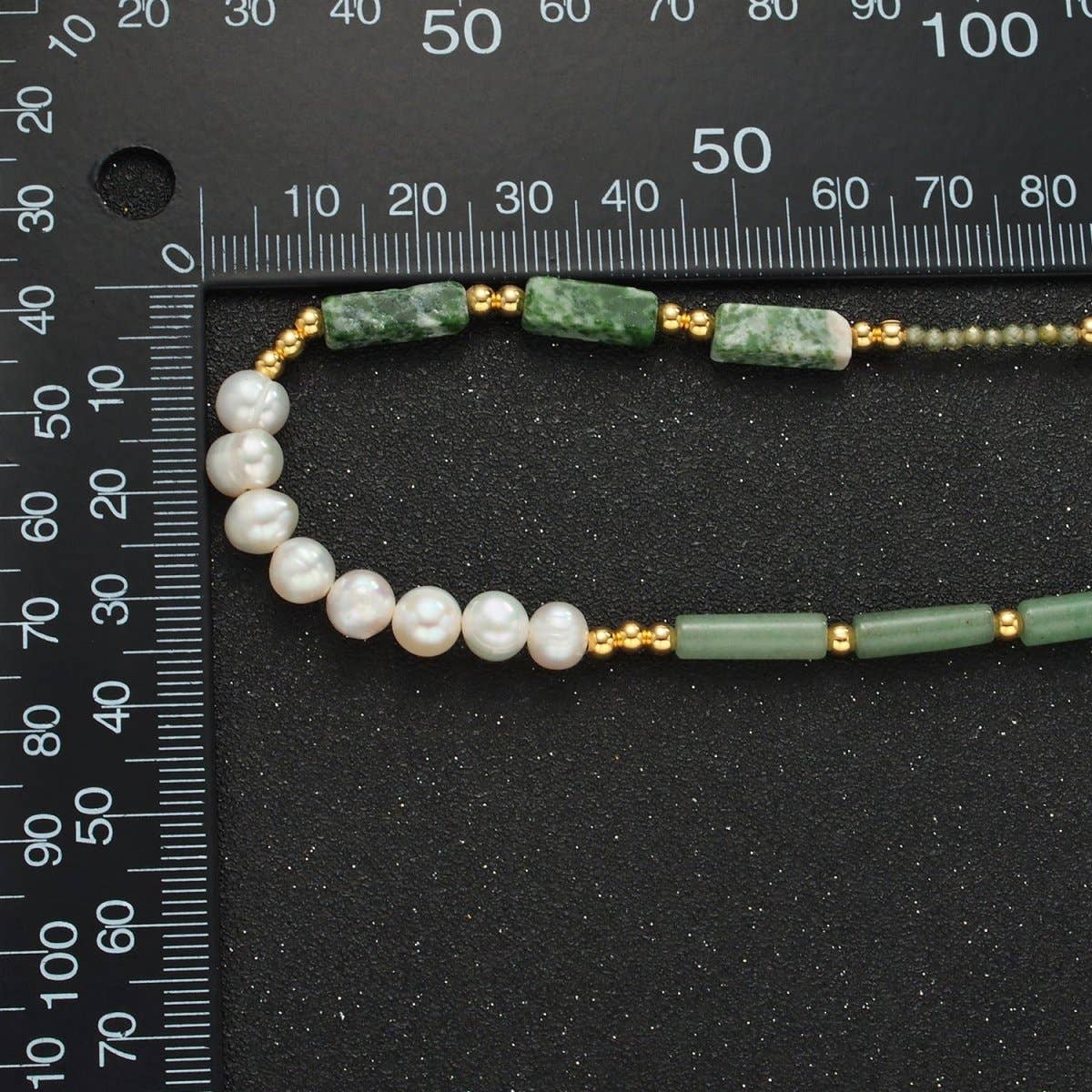 Jade & Pearl Energy Necklace ✨ (Pre-Order)