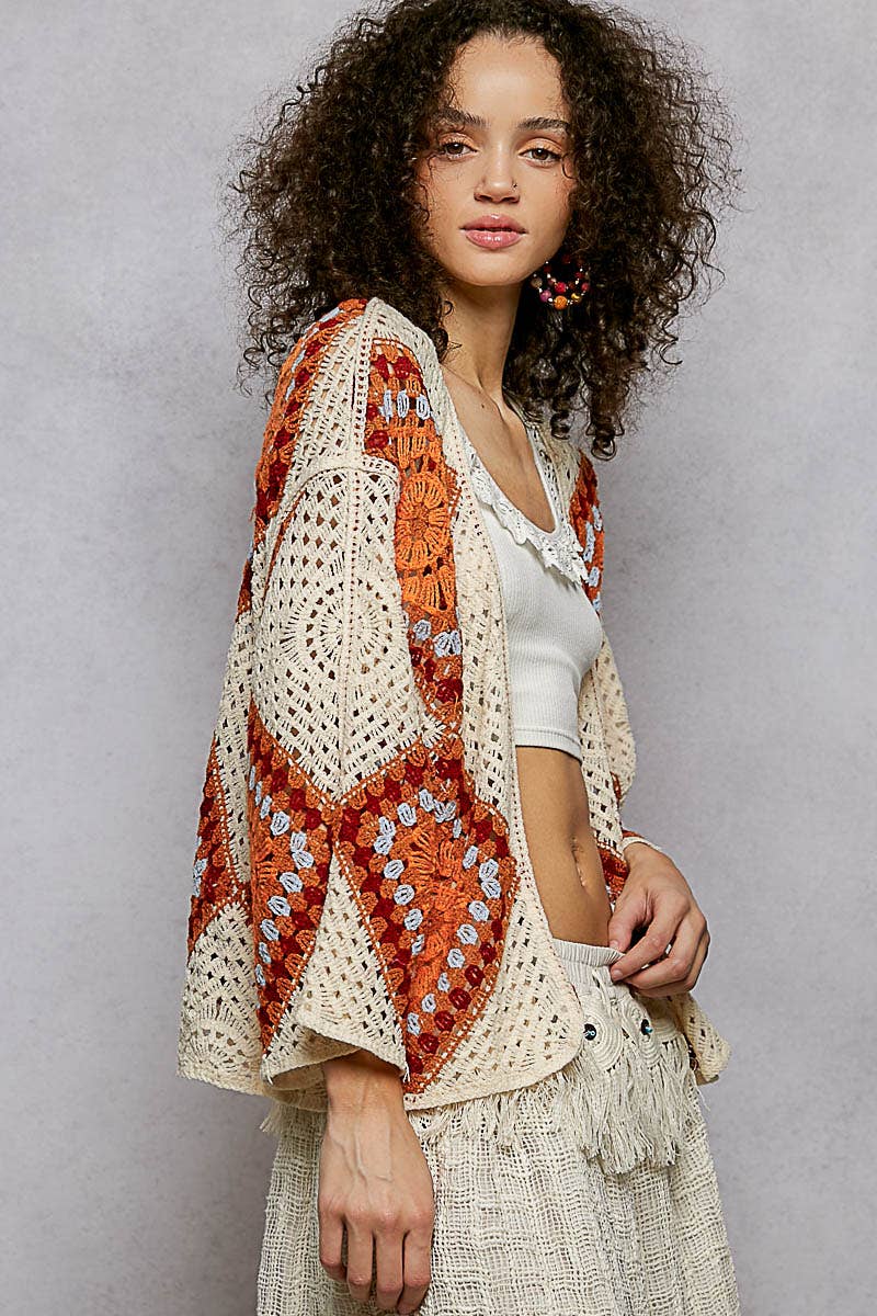 Meadow Patch Crochet Cardigan