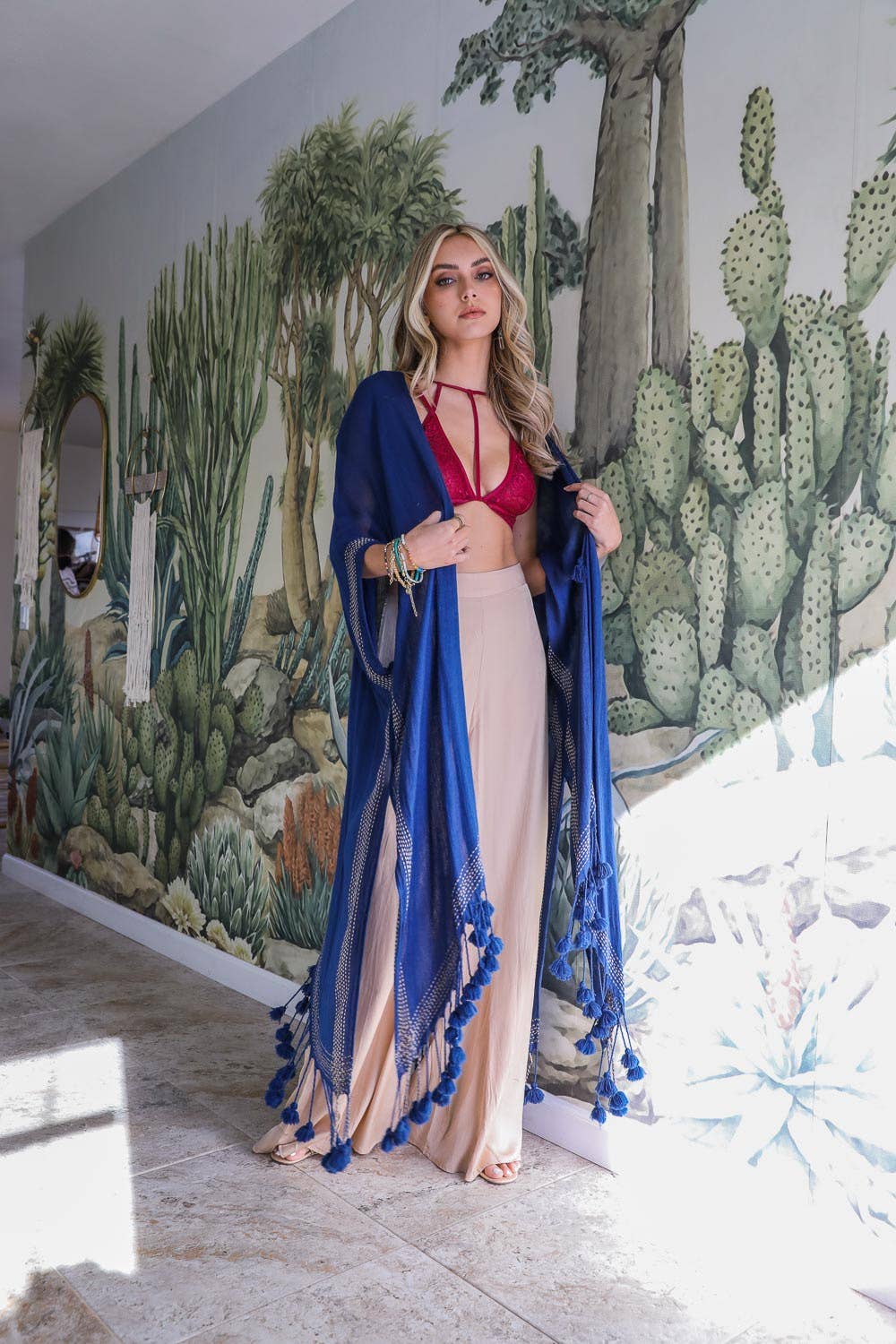 Coastal Tassel Kimono