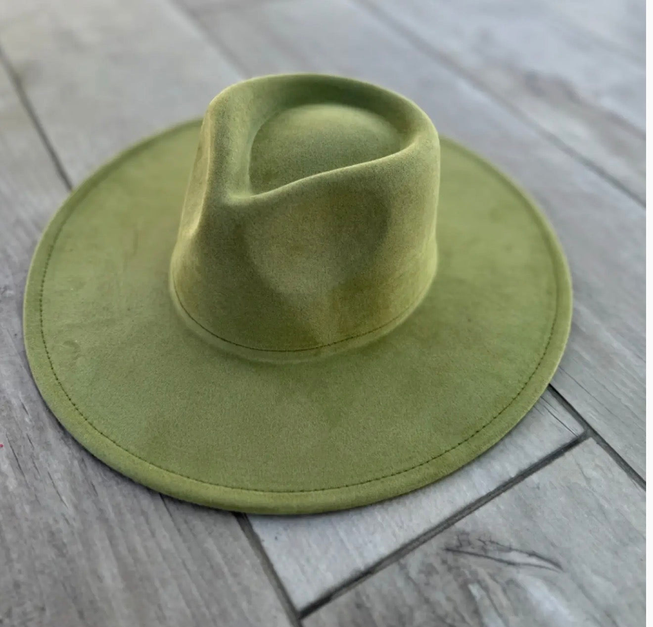 The Desert Muse Hat — Vegan Suede Wide Brim