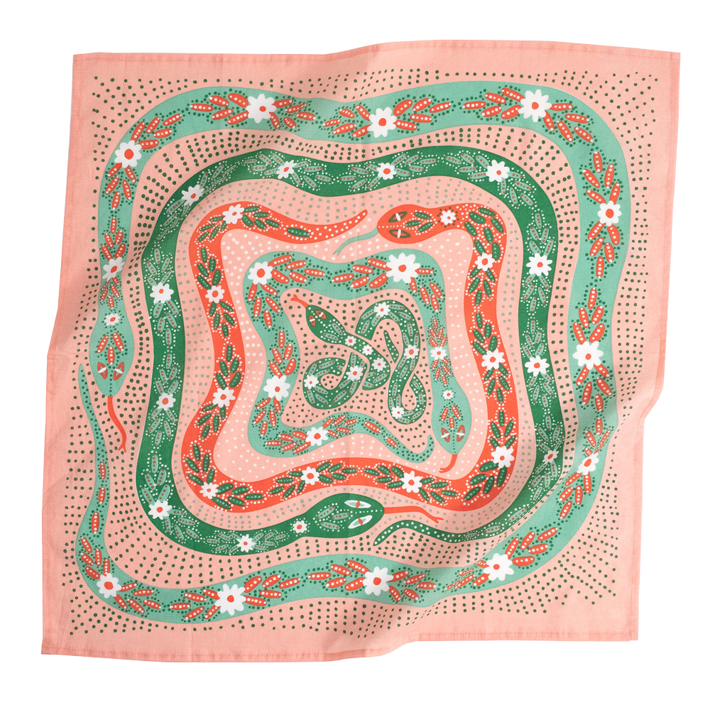 Serpent Bloom Bandana