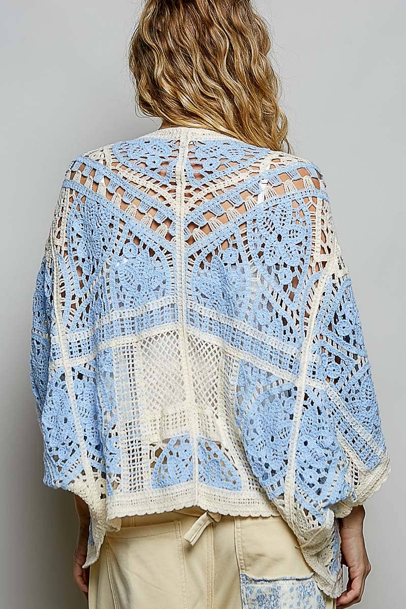 Solstice Weave Crochet Cardigan