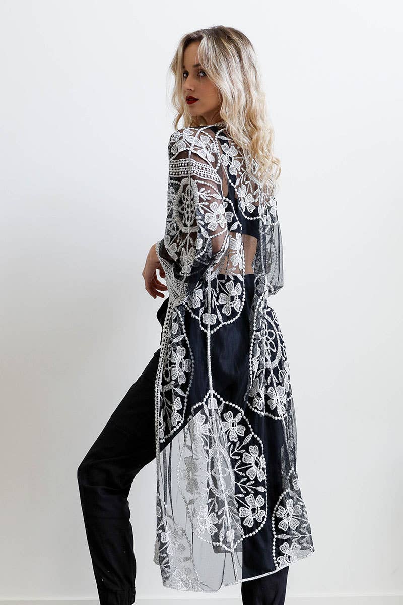 Midnight Lace Duster