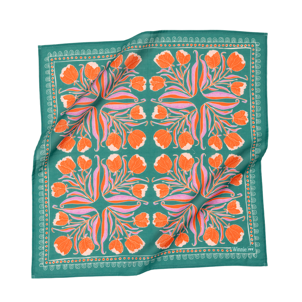 Garden Floral Bandana