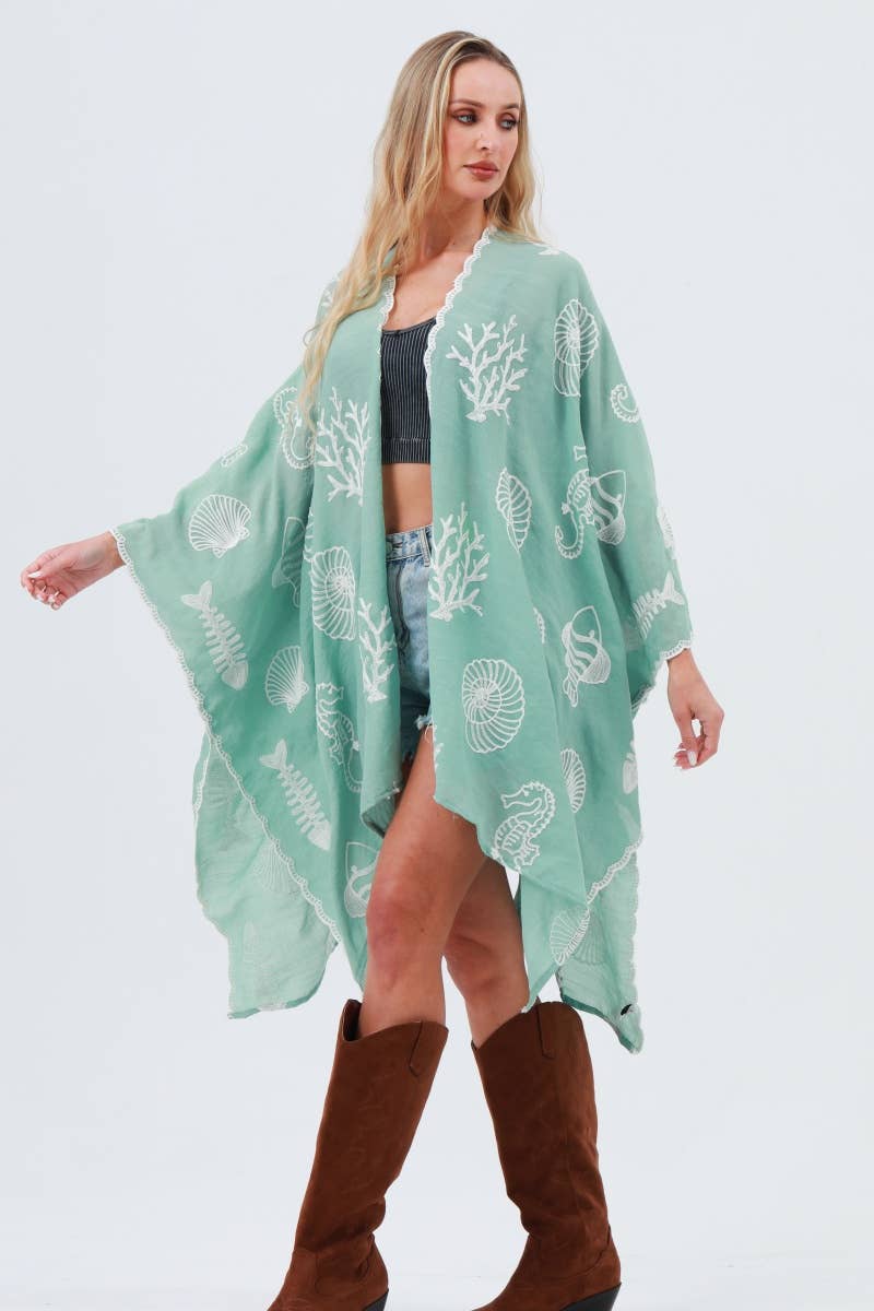 Seafoam Muse Kimono